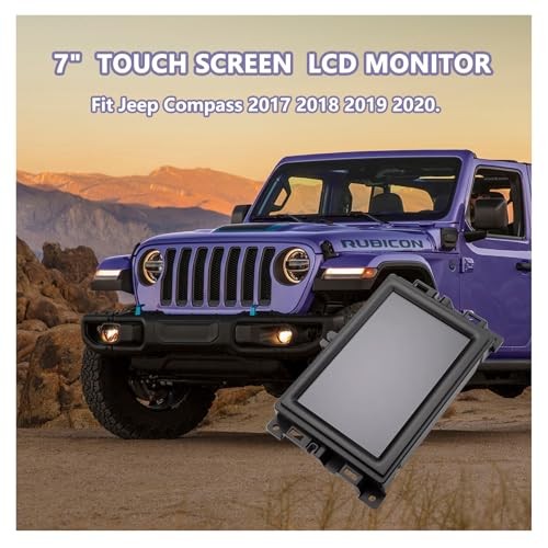 New Replacement 7" Uconnect LCD Display with Bracke LCD 7 Jeep LCD with Bracket