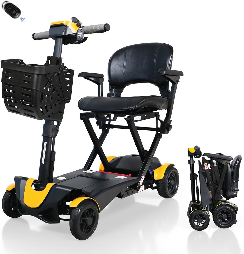 Automatic Folding Travel Electric Powered Mobility Scooters  Airlines Approved