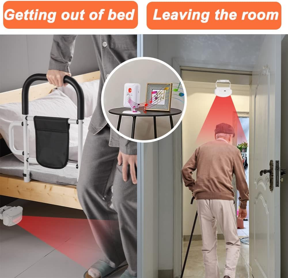 Upgraded Version Bed Sensor Alarm and Fall Prevention for Elderly/Dementia and M