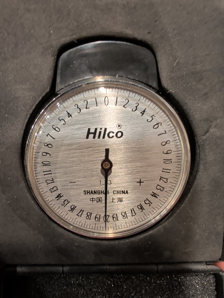 Hilco Vision 1004354 Lens Clock Spherometer With Case and Protective Cap