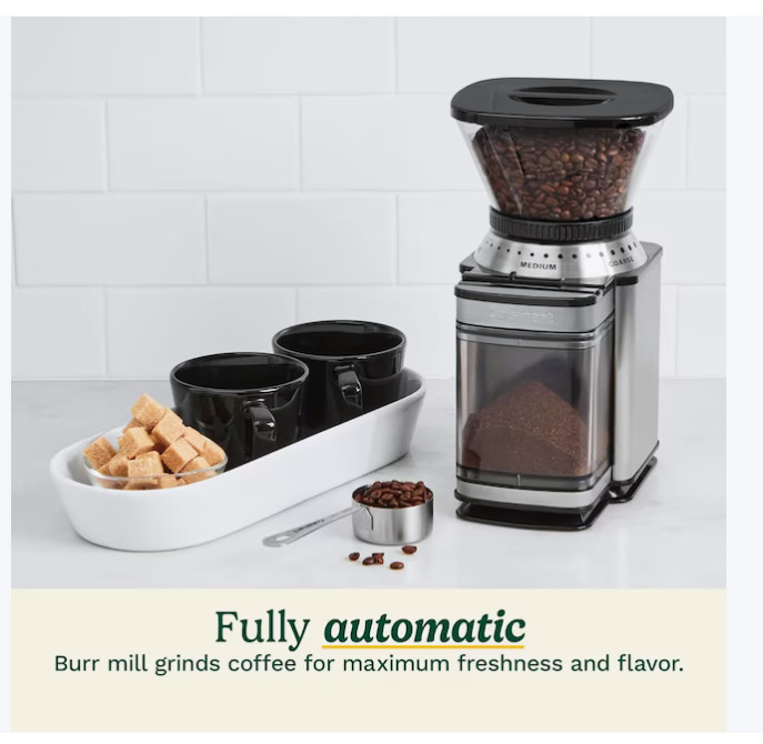 Cuisinart Coffee Grinder – Electric Burr & Blade Options