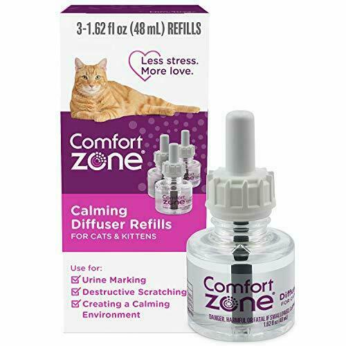 Comfort Zone Calming Diffuser Refills For Cats and Kittens 3 Per Pack