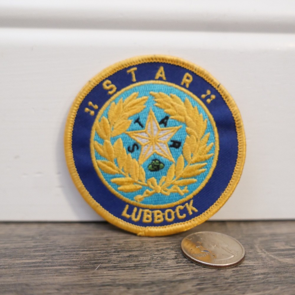 STAR LUBBOCK TEXAS PATCH SHOULDER !!!