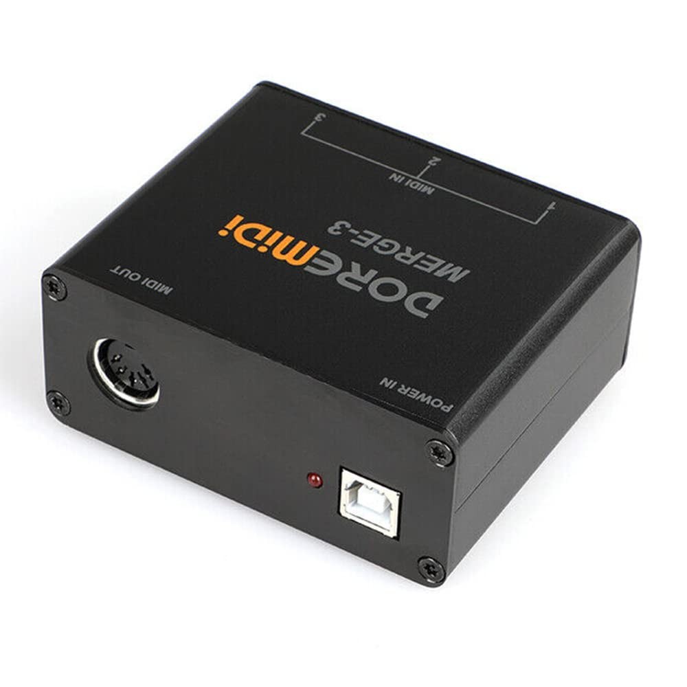 MIDI Merger-3 Input 2 Output Support USB Power MERGE-3