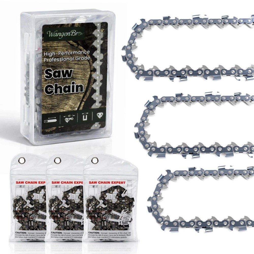 New 14" Chainsaw Chain 3/8"LP .043" 52DL Semi-Chisel Low-Kickback Replace Oregon