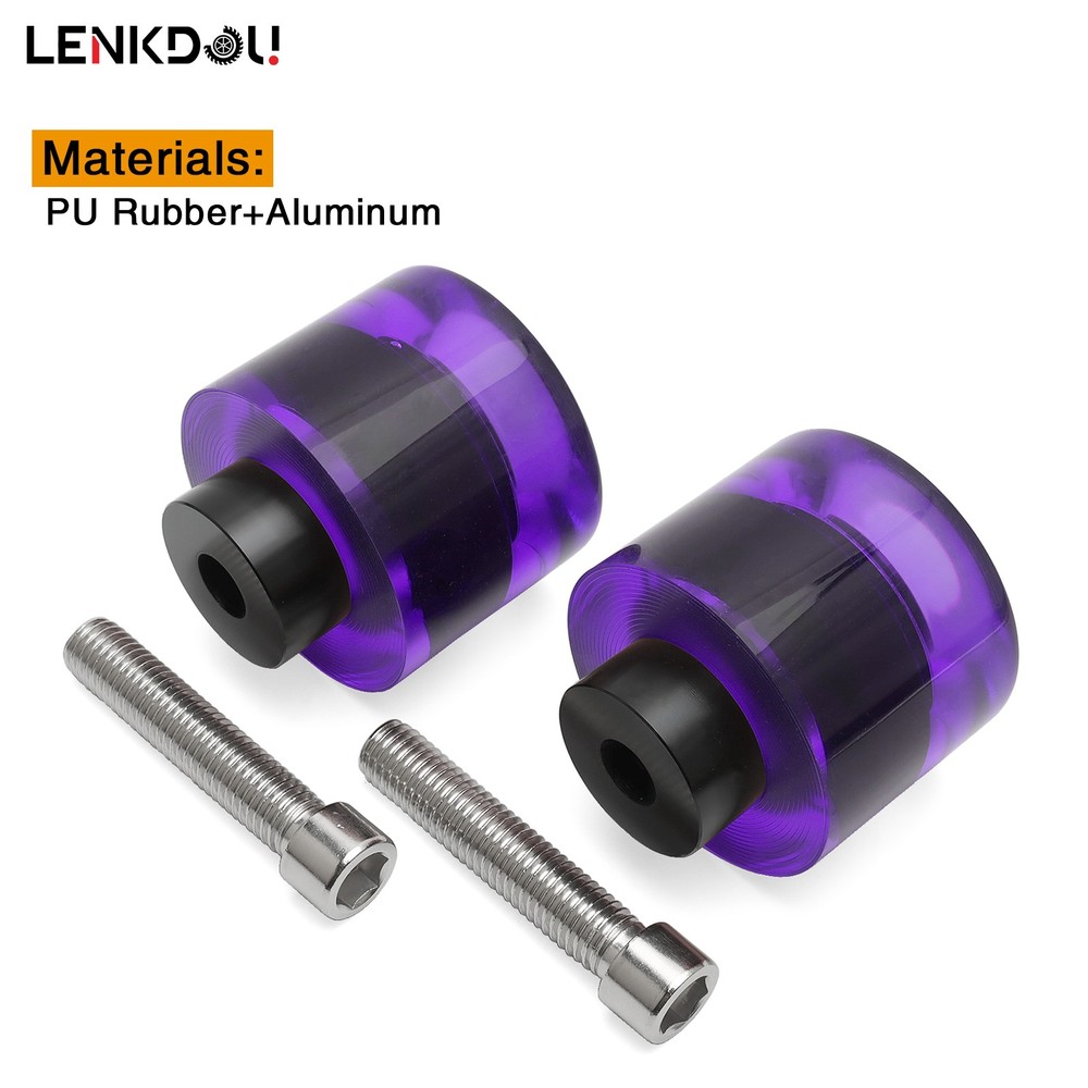 2x Protective Sliders Crash Bar End Balls Engine Guard Protector M12 For Harley