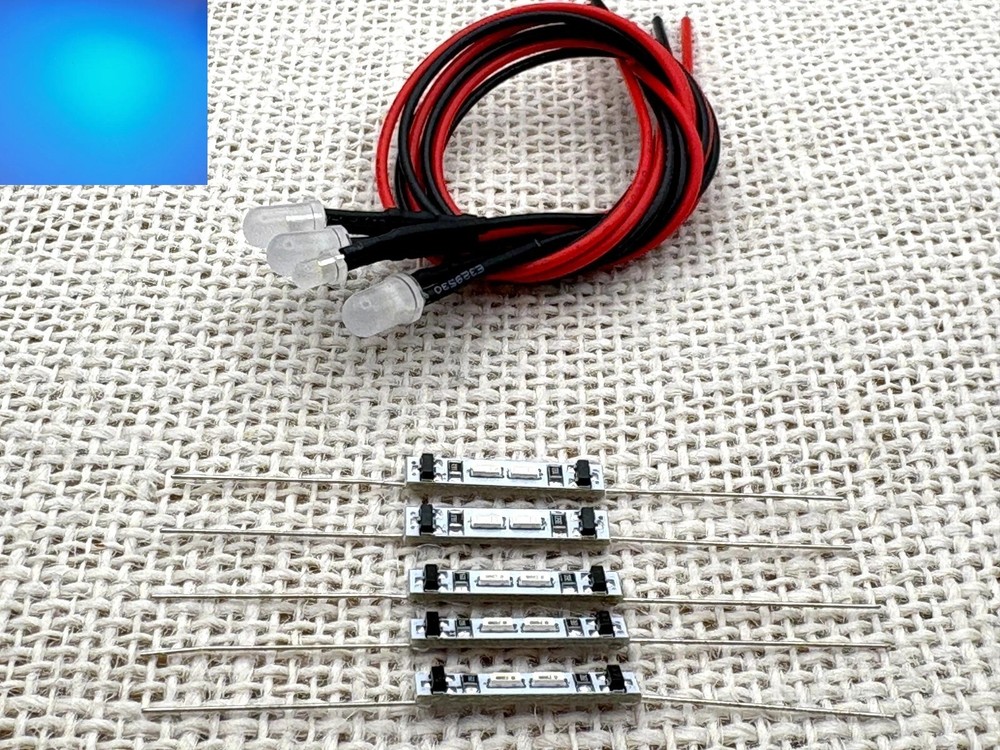 Nikko Alpha II replacement LED lamps bulbs lights upgrade kit set BLUE