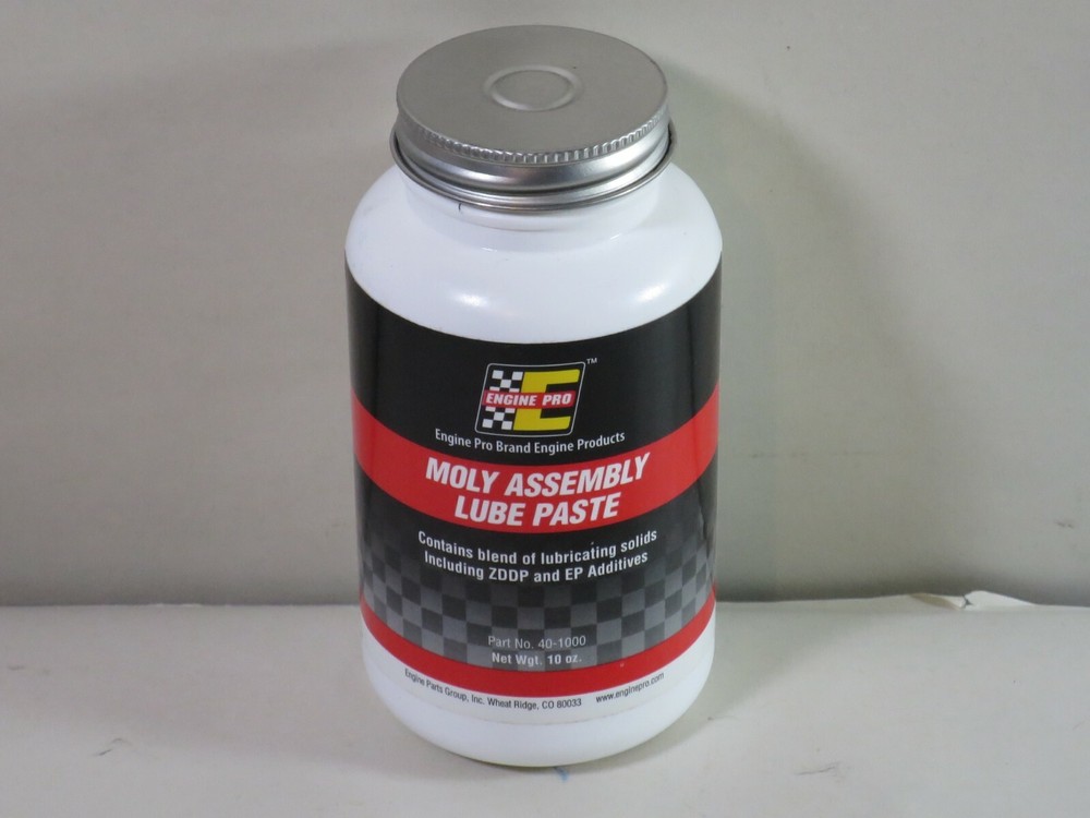 40-1000 - Moly Engine Assembly Lube Paste 10 Oz Engine Pro ZDDP EP Additives