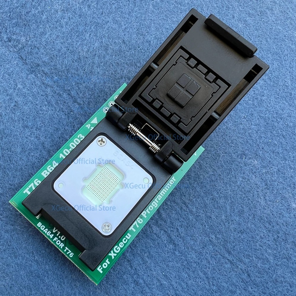 EMMC BGA64 Adapter IC Socket for XGecu T76 Programmer + 5PCS limit frames