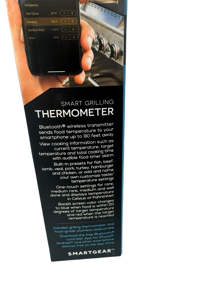 SmartGear Wireless Grilling Thermometer STG-6695-KB
