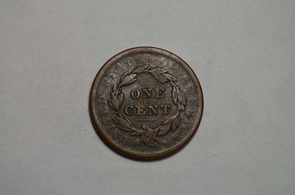 1838 LARGE CENT STRONG DETAILS SOLID OLD COIN #1NM