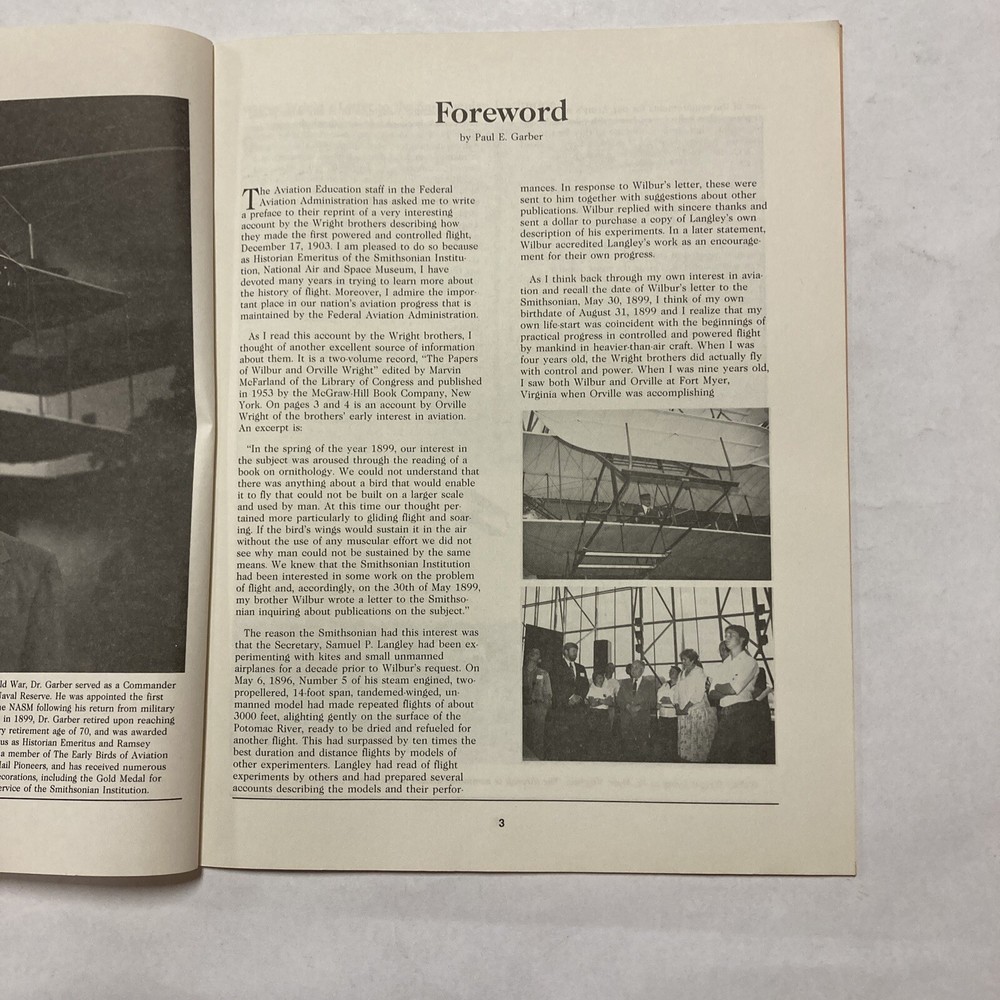 "How We Made The First Flight" by Orville Wright