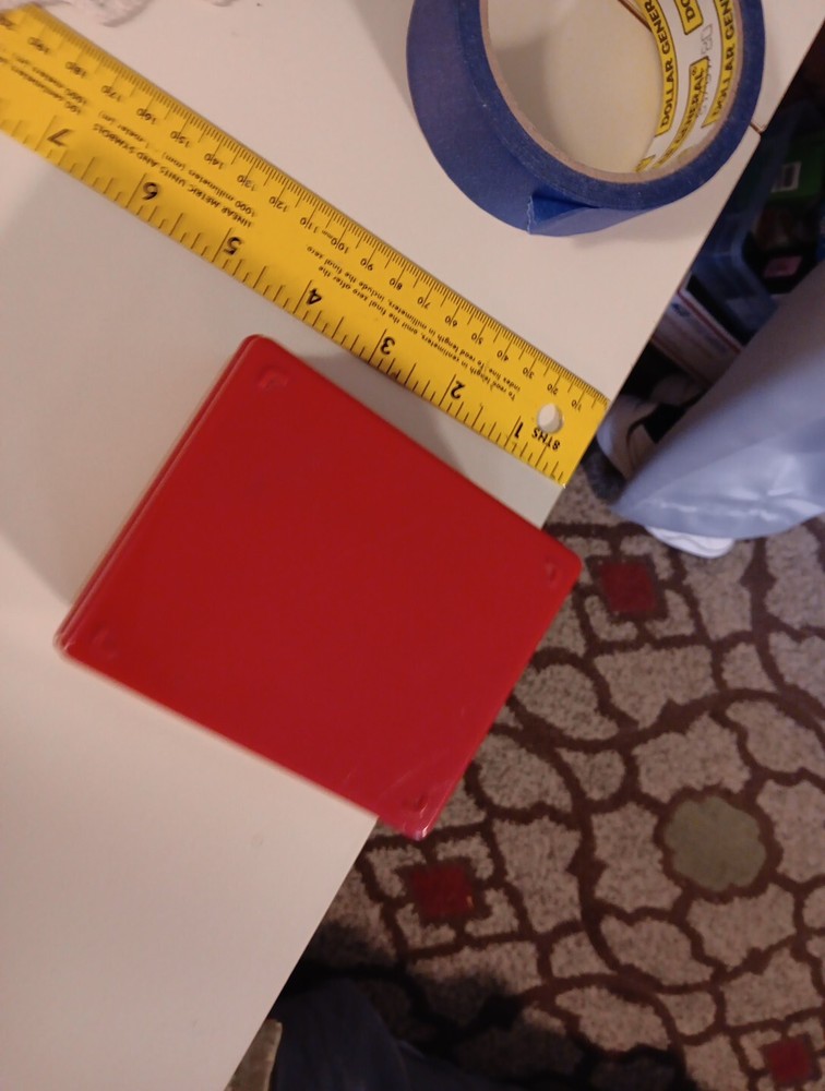 Learning Resources 5 Coins, Tails, Rubber Stamps w/ Red Plastic Case