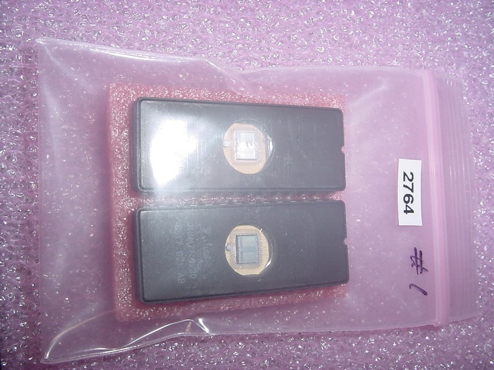 D 2764, E prom, 2 Pcs, 28 Pin, Cleaned, Erased, Blank Checked, Quick Safe Ship!