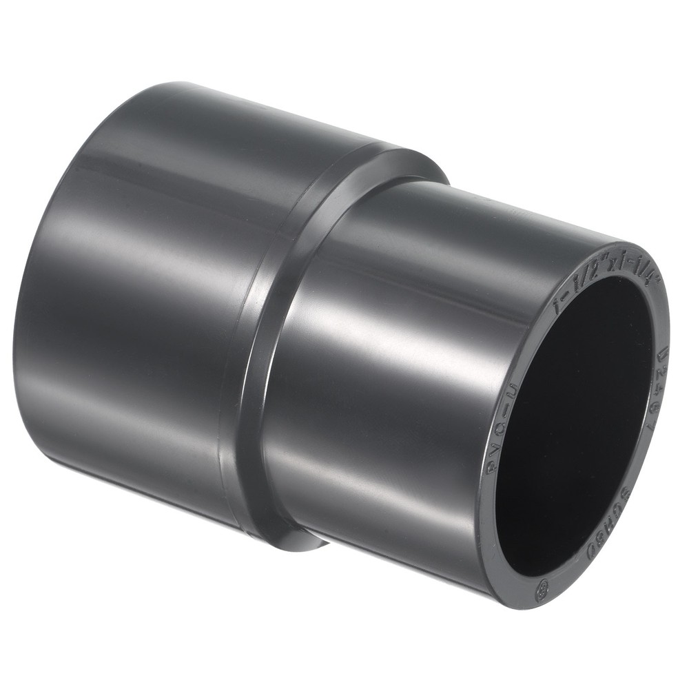 UPVC Fitting Pipe Reducer 1-1/2" x 1-1/4" Straight Coupling