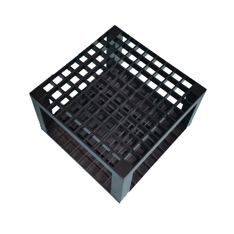 96 Hole Square Pen Holder Black Plastic Pencil & Brush Markers Holder Stand