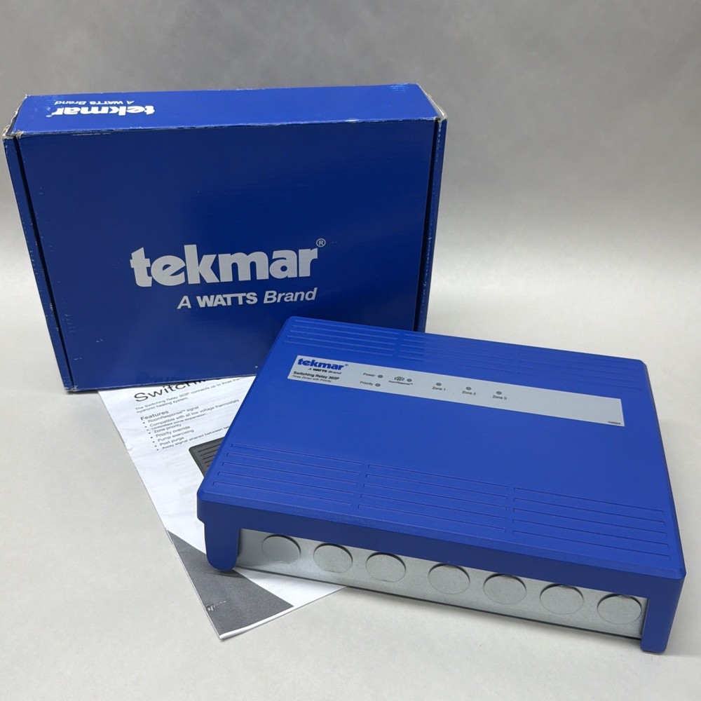 Tekmar 303P Switching Relay | 3 Zones With Priority Control Watts Tekmar Relay