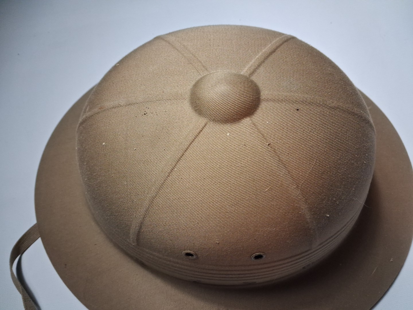 Vintage 1960's Vietnam War Era Pith Helmet Sun DSA-100-4036 - With Liner & Strap