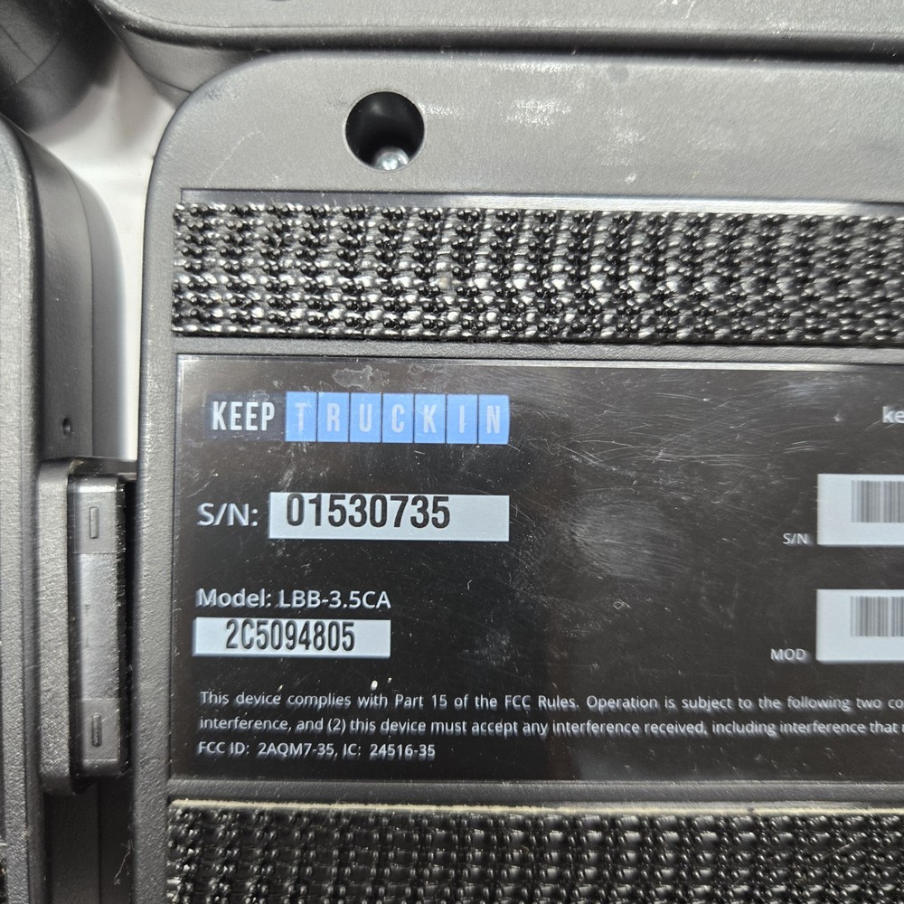 5 Keep Truckin KT ELD LBB-3.6CA Electronic Logging Device And Dash Cams Untested