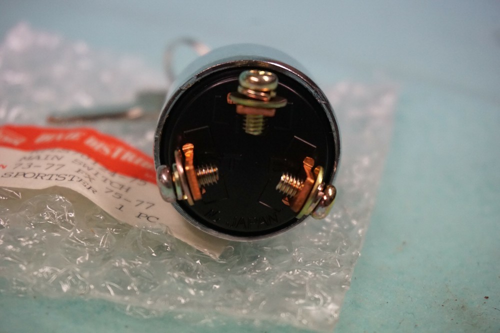 NEW 1973-77 Harley 3 Position Ignition Key Switch, FX XL