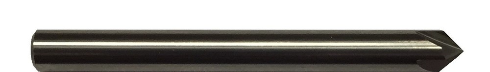 1/4" Solid Carbide Chamfer Mill – 4 Flute 90 Degree USA Made CNC Tooling