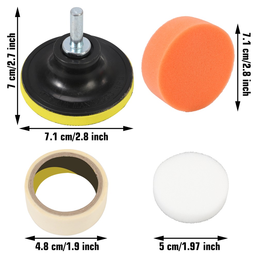 Headlight Restoration Polish Kit with Lens Tools