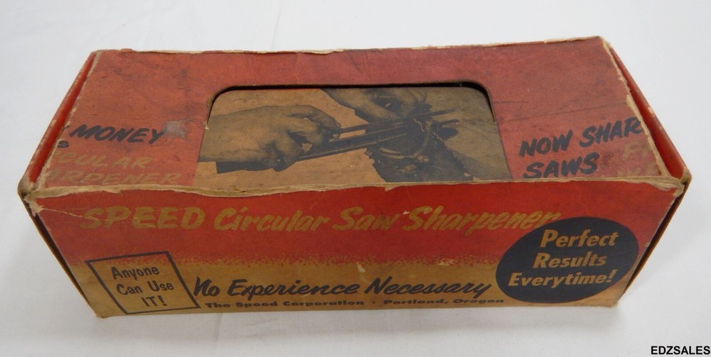 Speed Corp Circular Saw Blade Sharpener Vintage Hand File Sharpening Tool