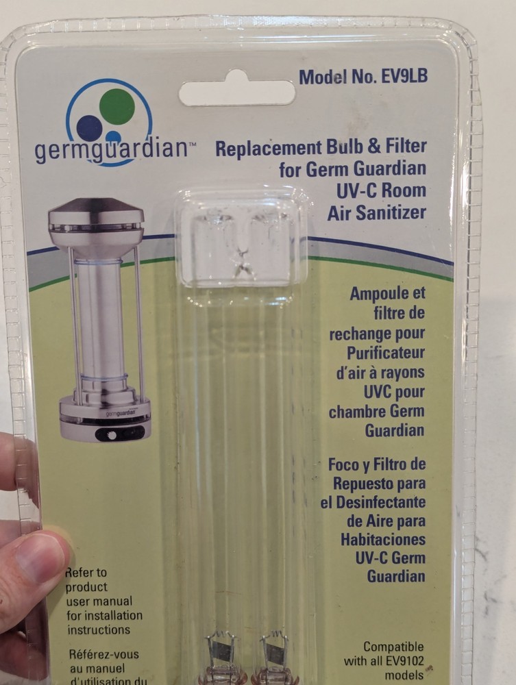 GermGuardian Genuine Replacement Bulb and Filter (EV9LB) New