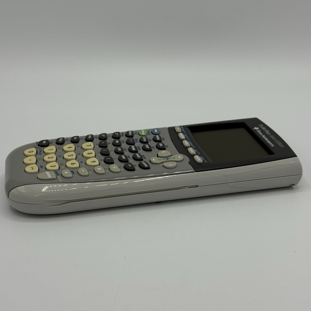 Texas Instruments TI-84 Plus Silver Edition Graphing Calculator W/Cover - Tested