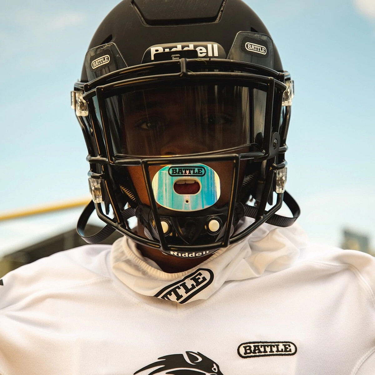 Battle Sports Iridescent Oxygen Lip Protector Mouthguard