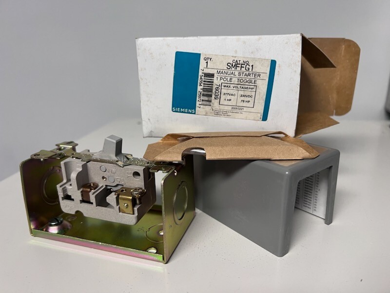 Siemens SMFFG1 Manual Starter 1 Pole Toggle