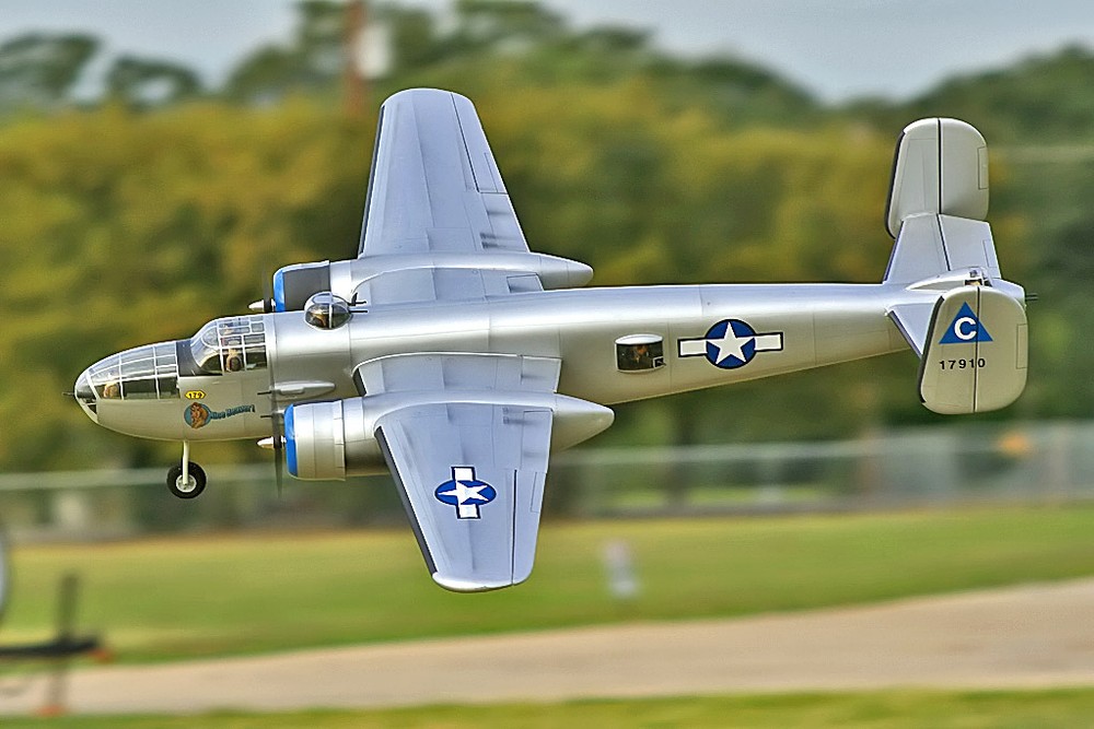 B25 Mitchell Bomber 36"   RC AIrplane Printed Plans