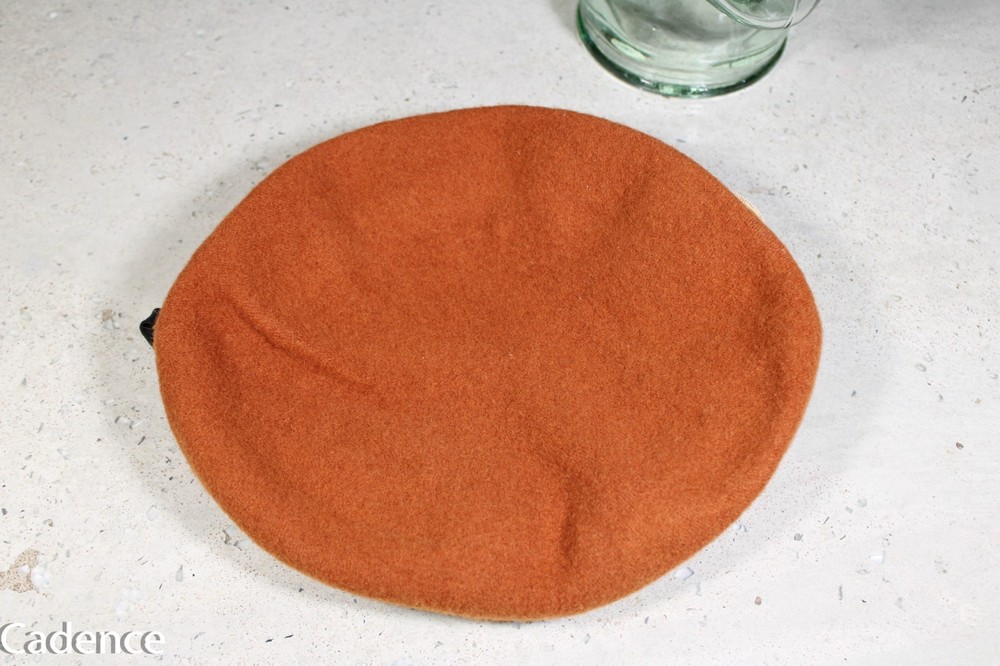 US GWOT MFO Multinational Force & Observer's Orange Beret W/ Patch Worn S946