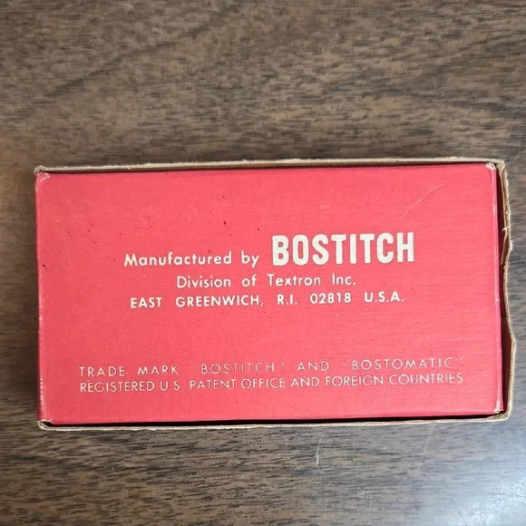 Bostitch Bostomatic Staples 3 Boxes Vintage