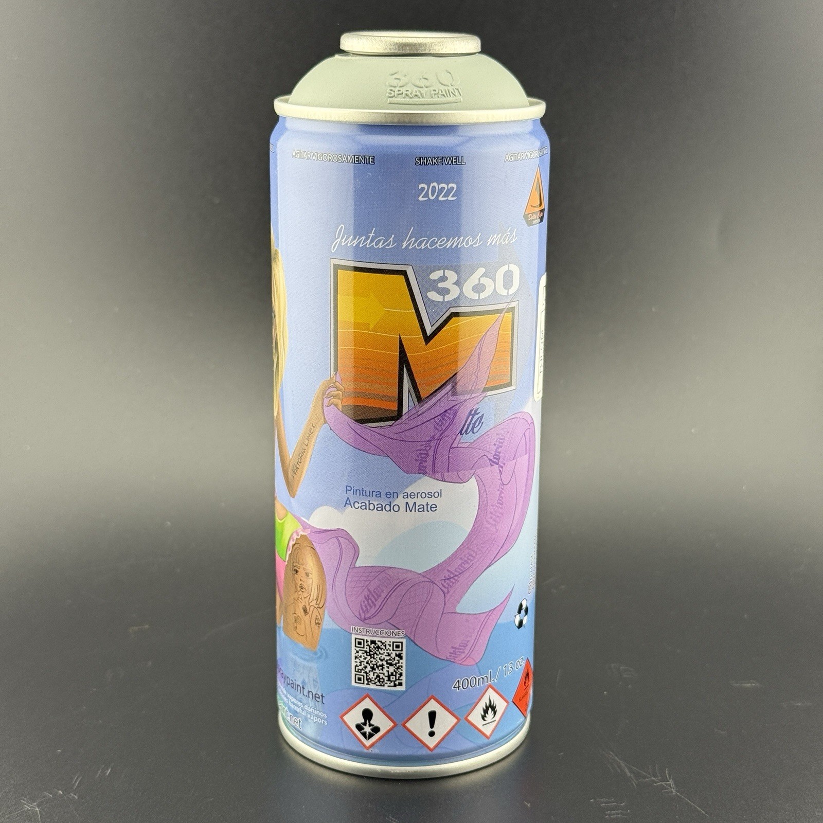 360 Spray Paint Artist Can Lot REAK Gore Fio Silva Viktoria Lamper 4 Cans