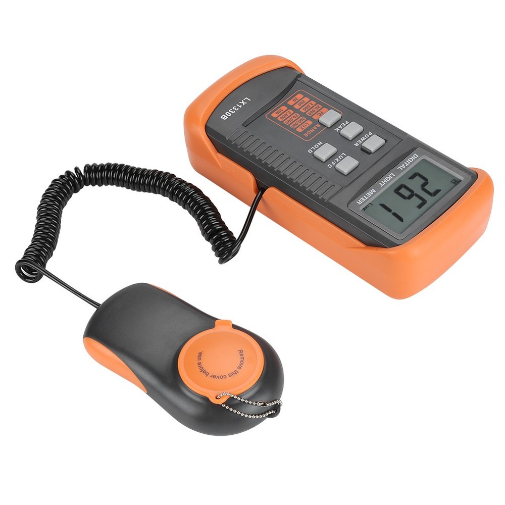 LX1330B Digital Luxmeter LCD Display Light Meter 0-200 000 Testing TBEX