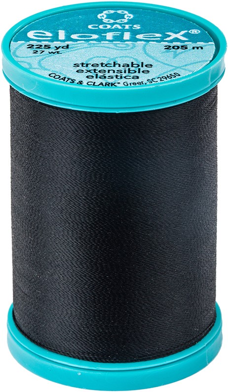 Eloflex Stretch Thread 225yd Black