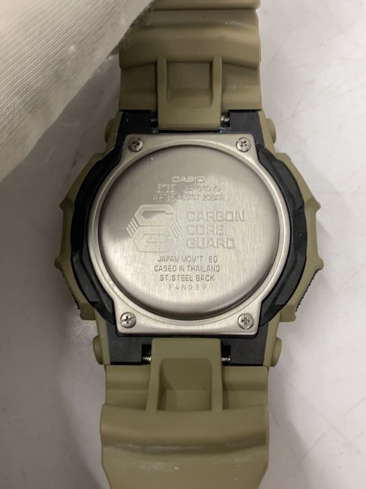 CASIO Quartz Watch G SHOCK Digital Analog Rubber BLK