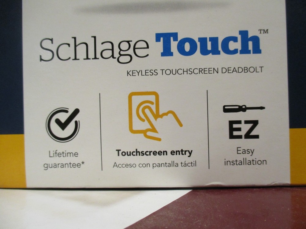Schlage Touch Camelot Aged Bronze Touchscreen Keypad Electronic Deadbolt Lock