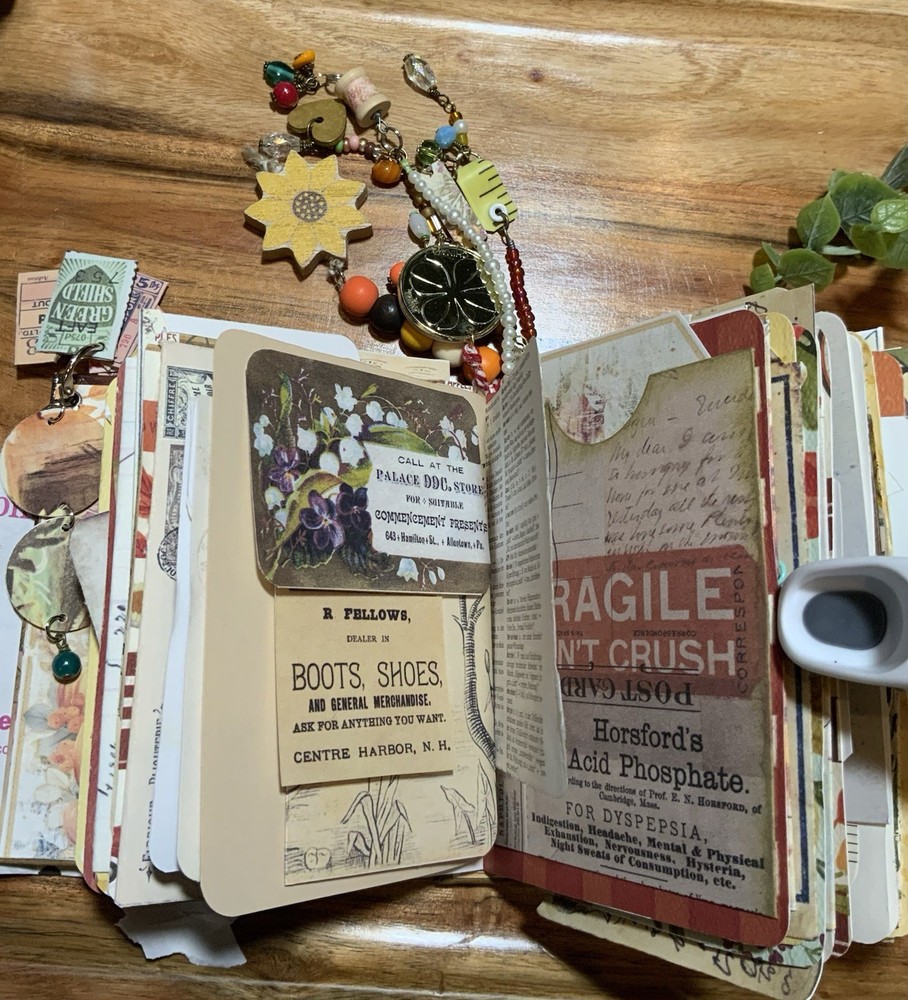 Autumn Fall Handmade Junk Journal
