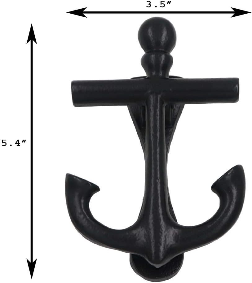 Black Antique Cast Iron Door Knocker – Black 4
