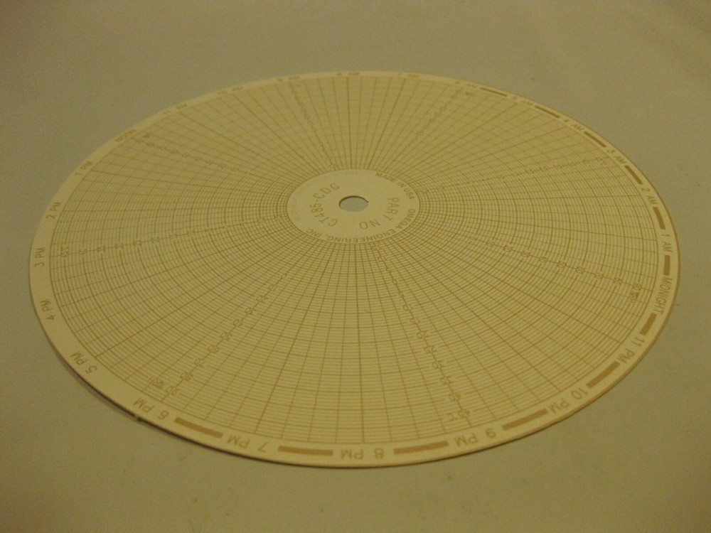 Omega Engineering CT485-CDC Circular Chart (Pack of 20)
