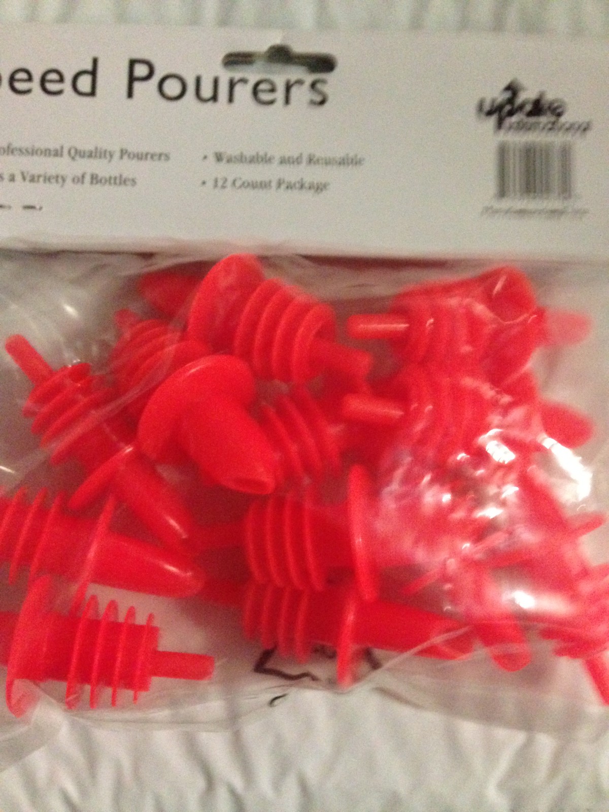 USA SELLER  12  POURERS RED SNOW CONE/SHAVED ICE FREE SHIPPING US ONLY