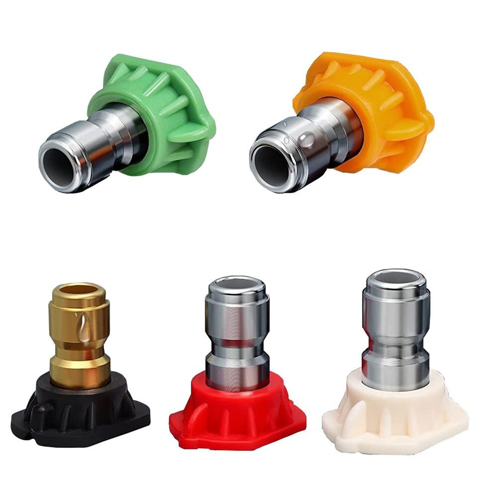 Pressure Washer Tips Set Multiple Degrees, 6.5 GPM Power Washer Nozzle Tips 5...