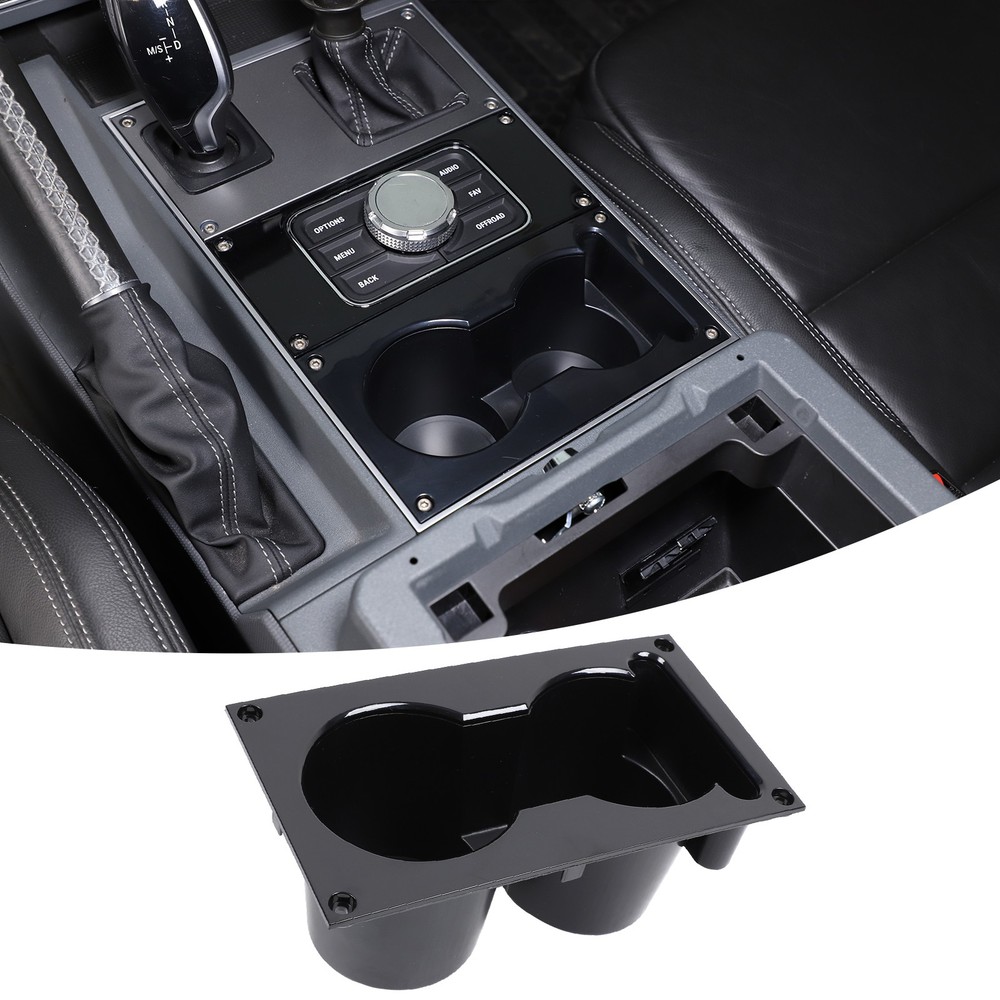 Matte Black Center Console Insert Cup Holder Replacement For INEOS Grenadier 20+