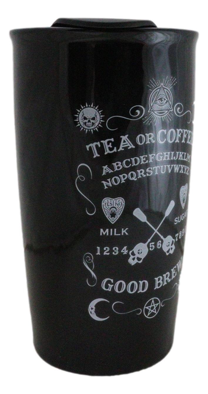 Wicca Witchcraft Ouija Board Tea Or Coffee Good Brew Ceramic Travel Mug Cup