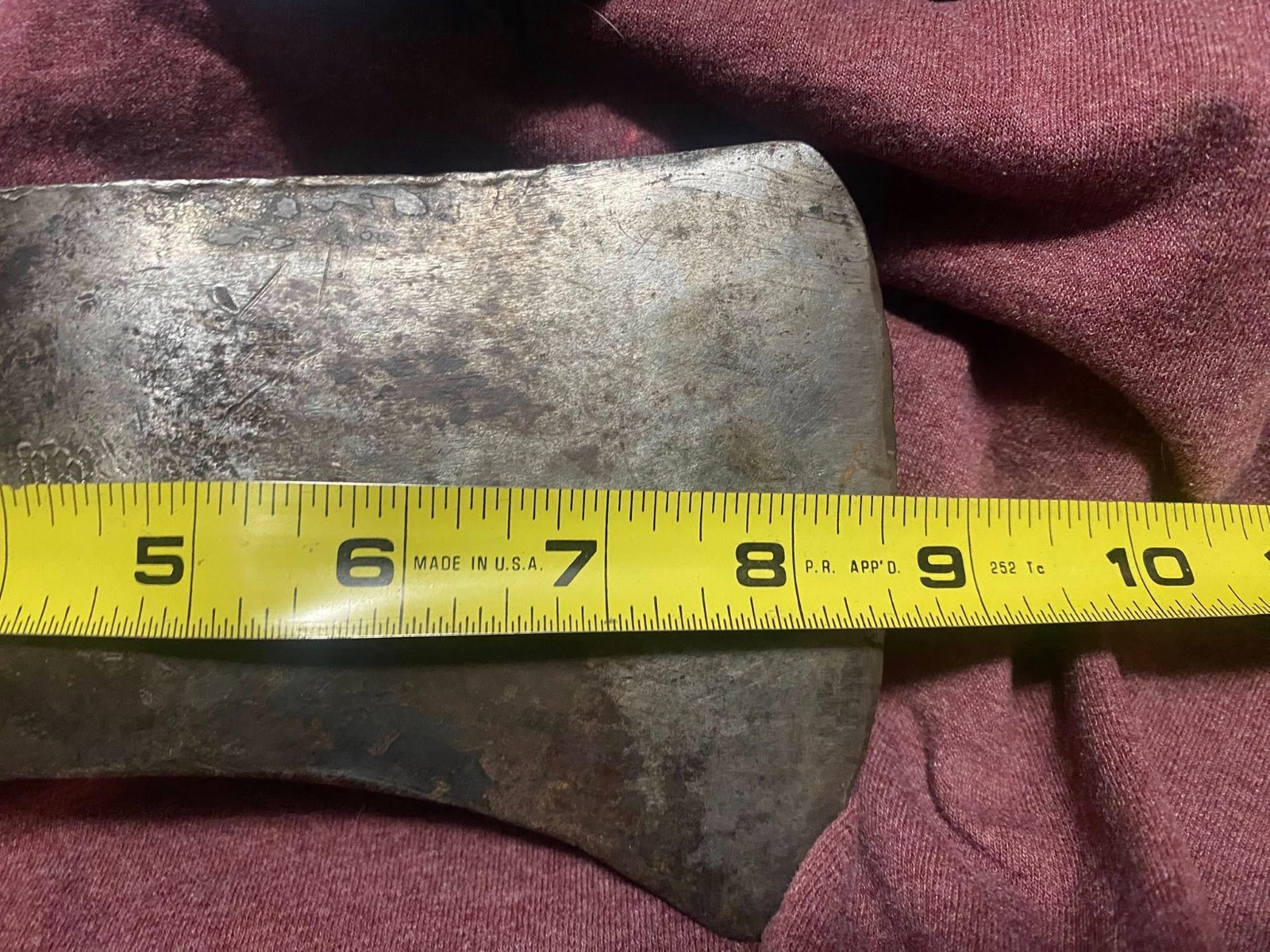 (2) VTG. DOUBLE BIT AXE HEADs UNMARKED No4 and A2