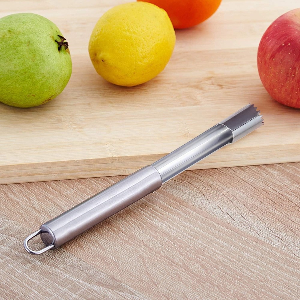 6 Pieces Corer and Pitter Fruit & Vegetable Multi-Function Stainless Corer an...