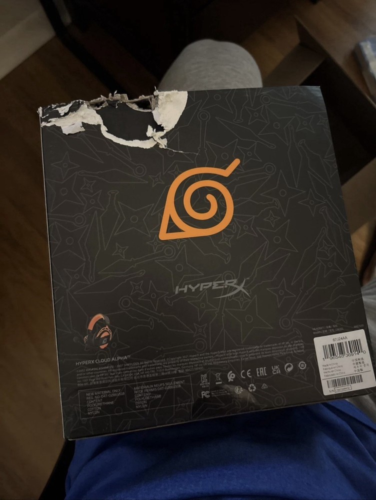 (LAST ONE) NARUTO HyperX Cloud Alpha Wired Gaming Headset (VERY RARE)
