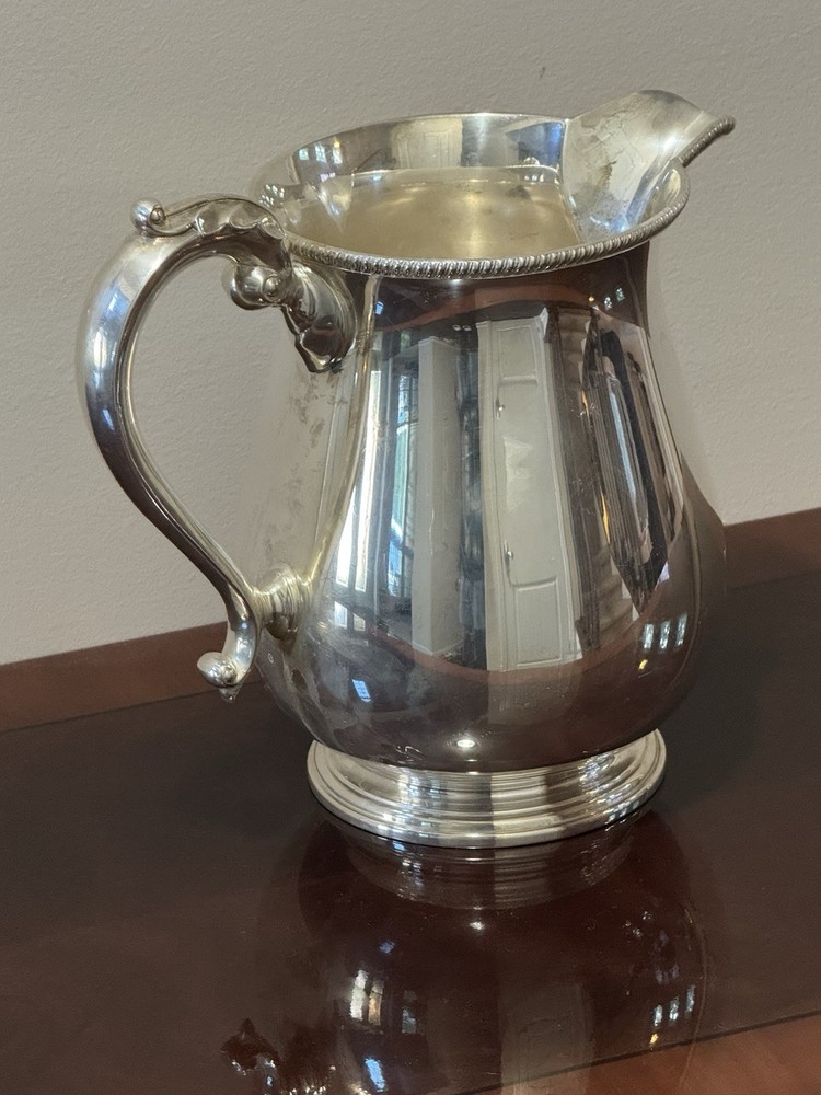 TIFFANY & CO England Silver Plated Water Pitcher Monogram McA